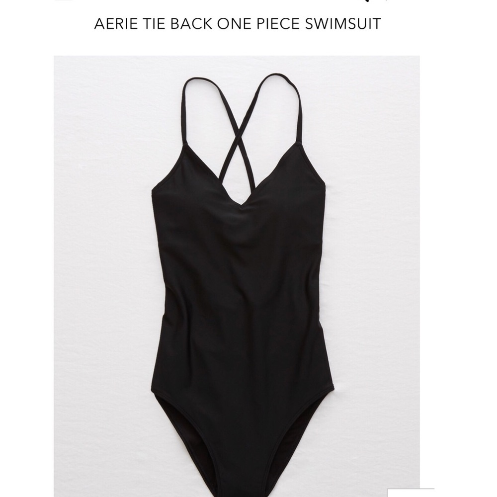 Black one piece Arie Bathing suit 👙